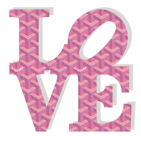 Love Designer Acrylic Object  Shelf Decor