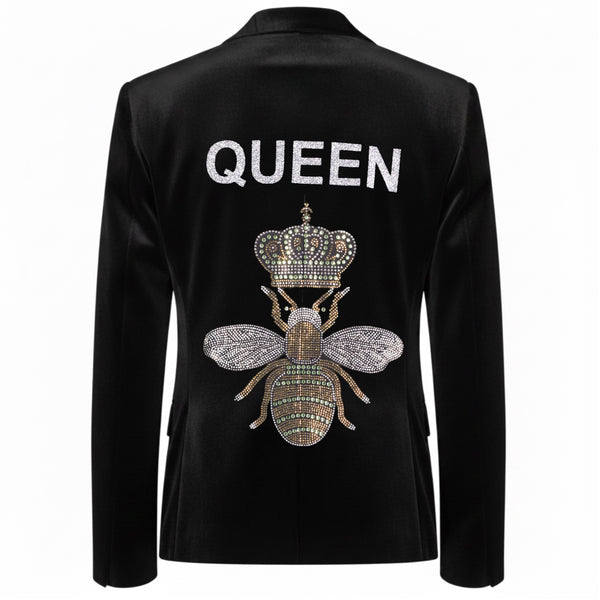 Queen Bee Velvet Blazer