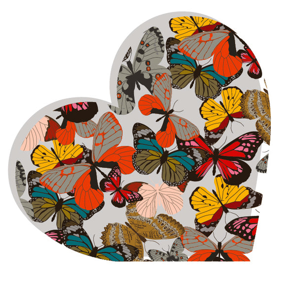 Red Butterflies Heart Block
