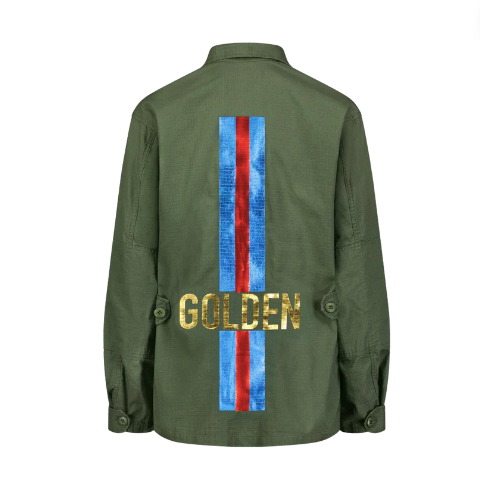 Golden Army Jacket SAMPLE SALE