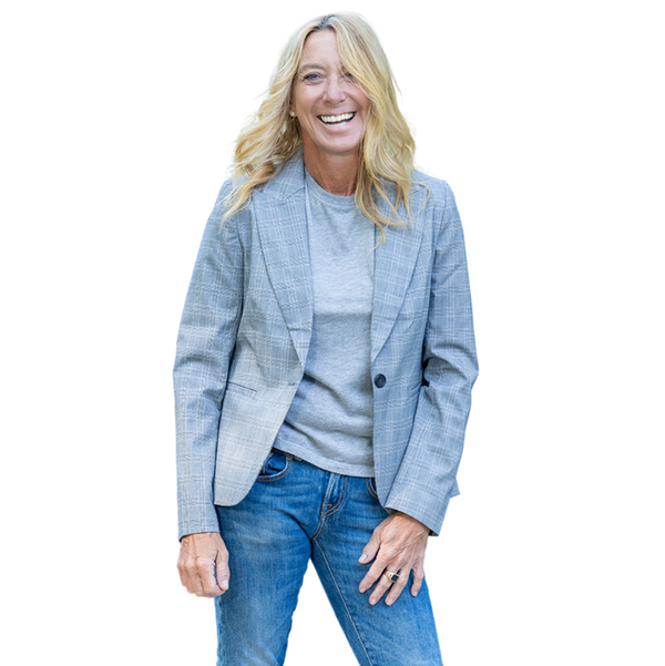 Silver Snake Blazer - Black Plaid