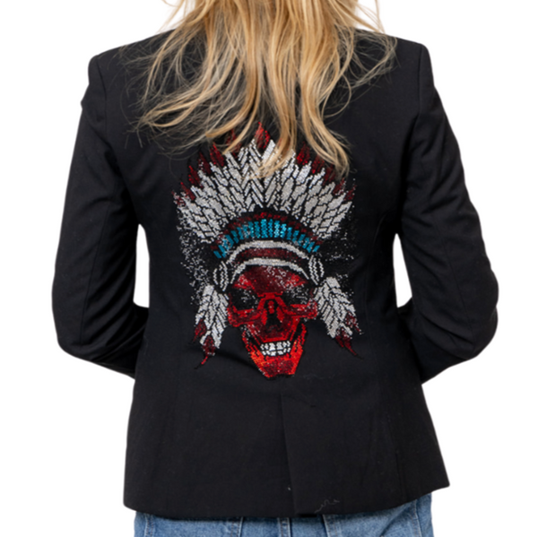 Native Black Blazer - Black