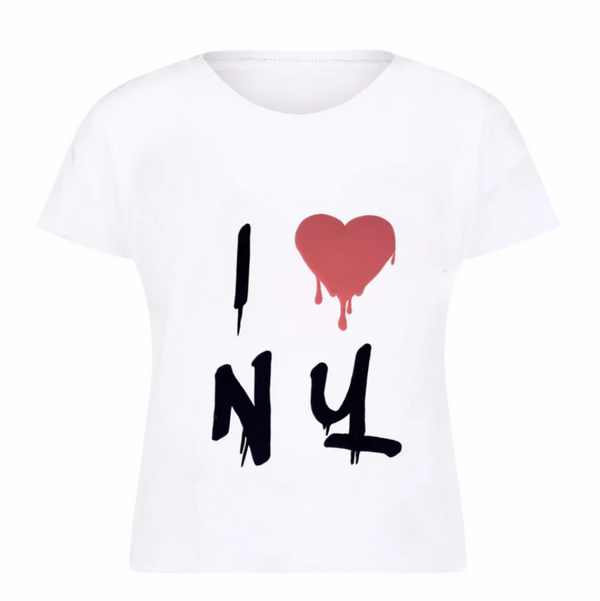 I Love NY Puff Print Tee - SAMPLE SALE