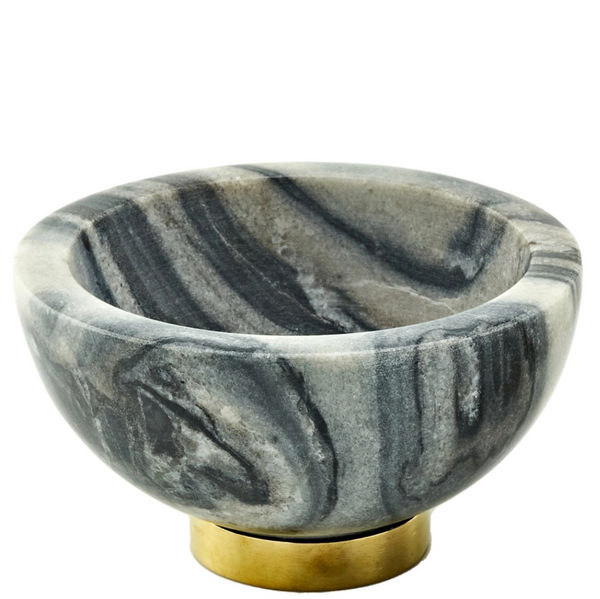 Black Marble Candy Dish