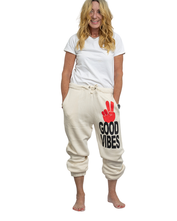 Good Vibes Hand Sweatpants Sample Sale