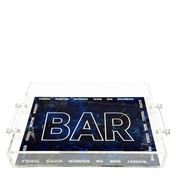 BAR Acrylic Tray with Handles