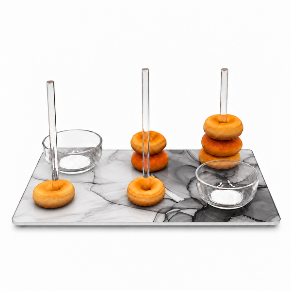Bagel & Charcuterie Tray - White