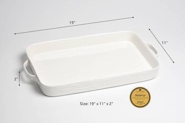 Rectangular Tray with Handles