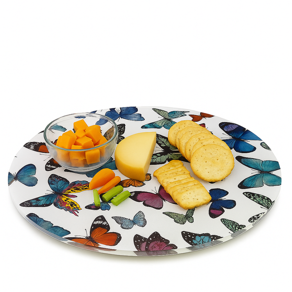 Acrylic Original Lazy Susan Butterflies