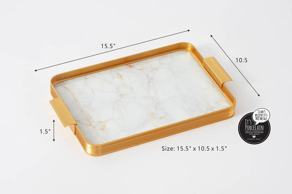 Rectangular Tray With Handles