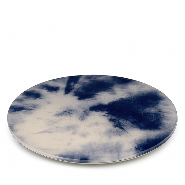 Acrylic Original Lazy Susan Blue Marble