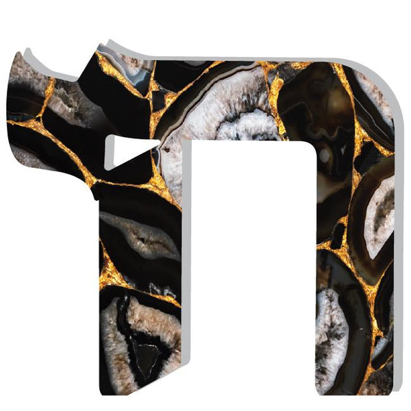 Chai Acrylic Object Shelf Decor Blacks in Agate