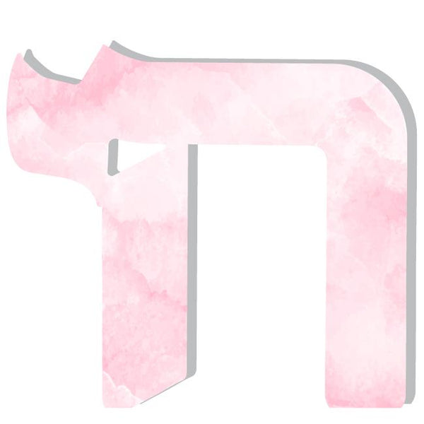 Chai Acrylic Object Shelf Decor Pinks in Light Pink Powder