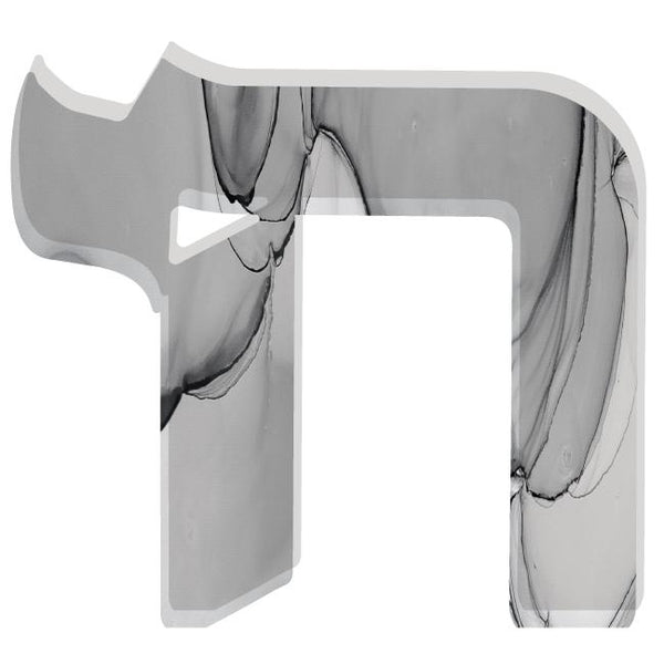 Chai Acrylic Object Shelf Decor Whites in Smoky White