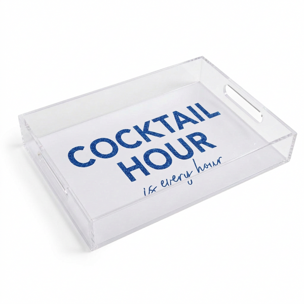 Acrylic Tray - Cocktail Hour