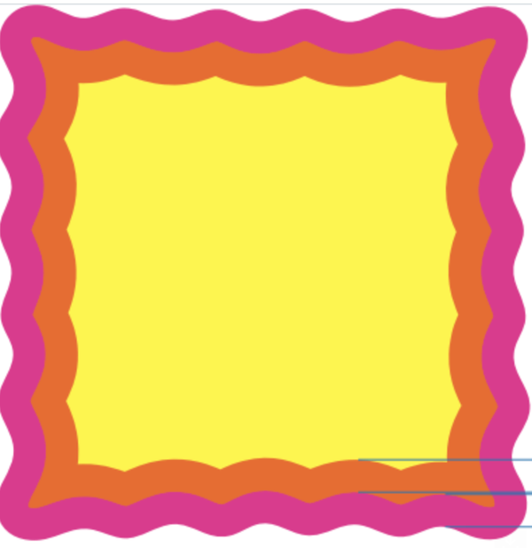 Canasta (or Mahj) Neoprene Mat PINK