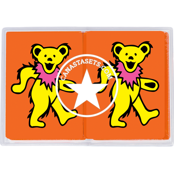 Cards-plastic PVC playing cards Dancing Bear