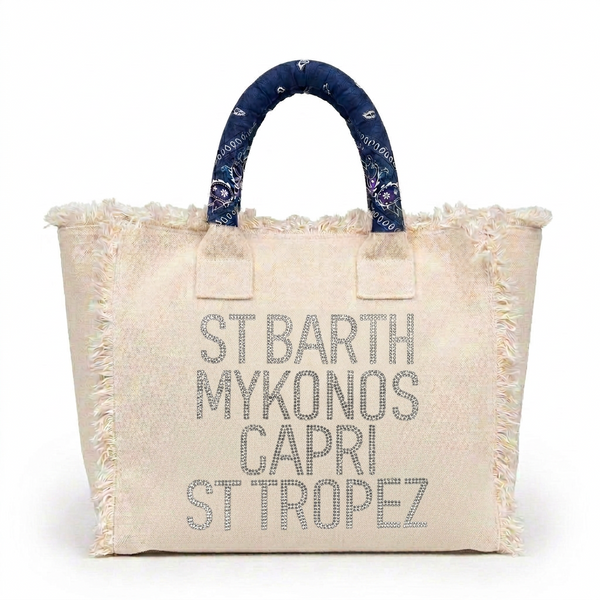 Vacation Fringe Canvas Bag