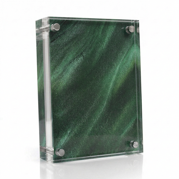 Acrylic Block Marble Frame - 5 X 7