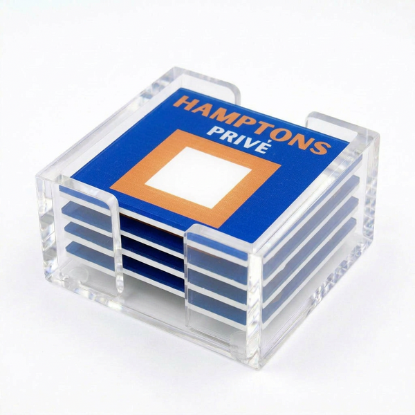 Acrylic Hamptons Coasters