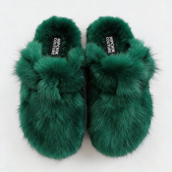 Mink Clog  - Green