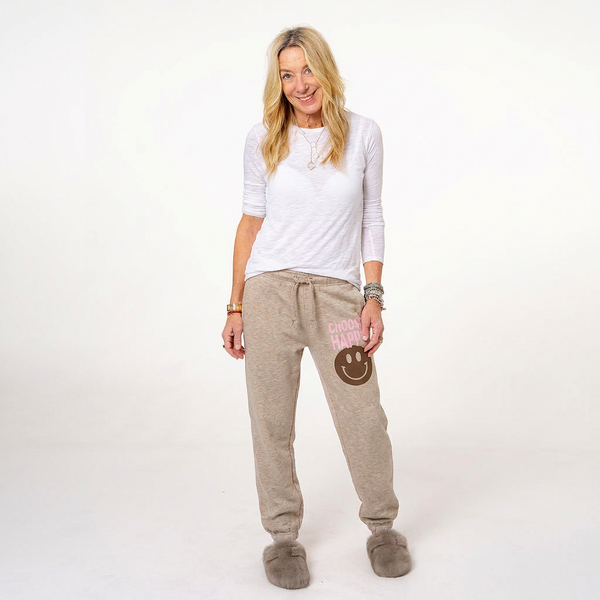 Choose Happy Sand  Sweatpants Sample Sale