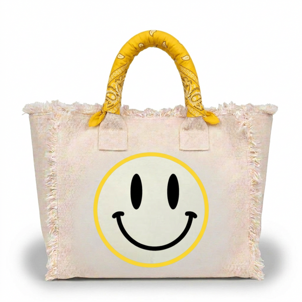 Smile Original Fringe Canvas Bag