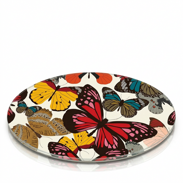 Acrylic Lazy Susan Butterflies
