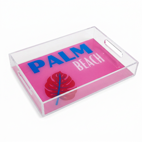 Acrylic Tray - Palm Beach