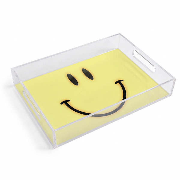 Acrylic Tray - Happy Yellow