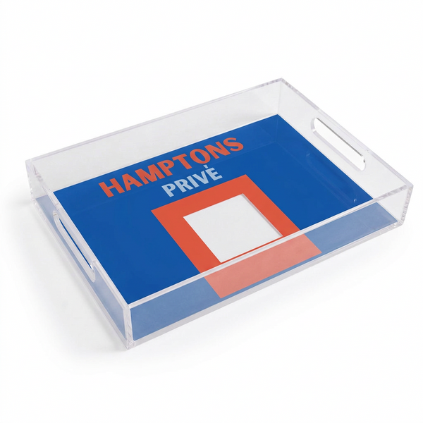 Acrylic Tray - Hamptons