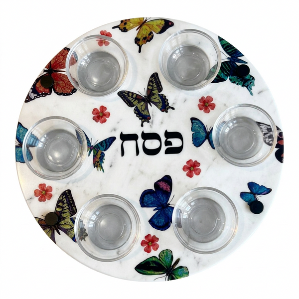 Acrylic Passover Seder Plate Designs