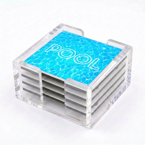 Acrylic Pool Coasters