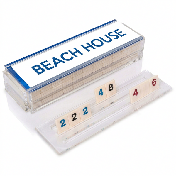 Beach House  Acrylic Rummikub Game