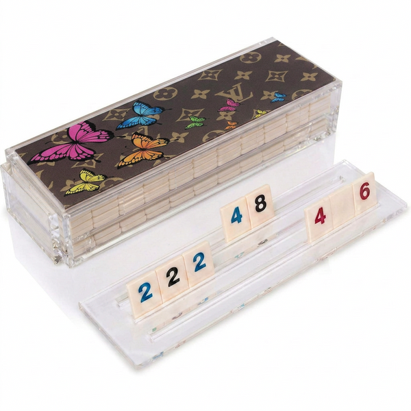 Acrylic Rummikub  Design Butterflies Game