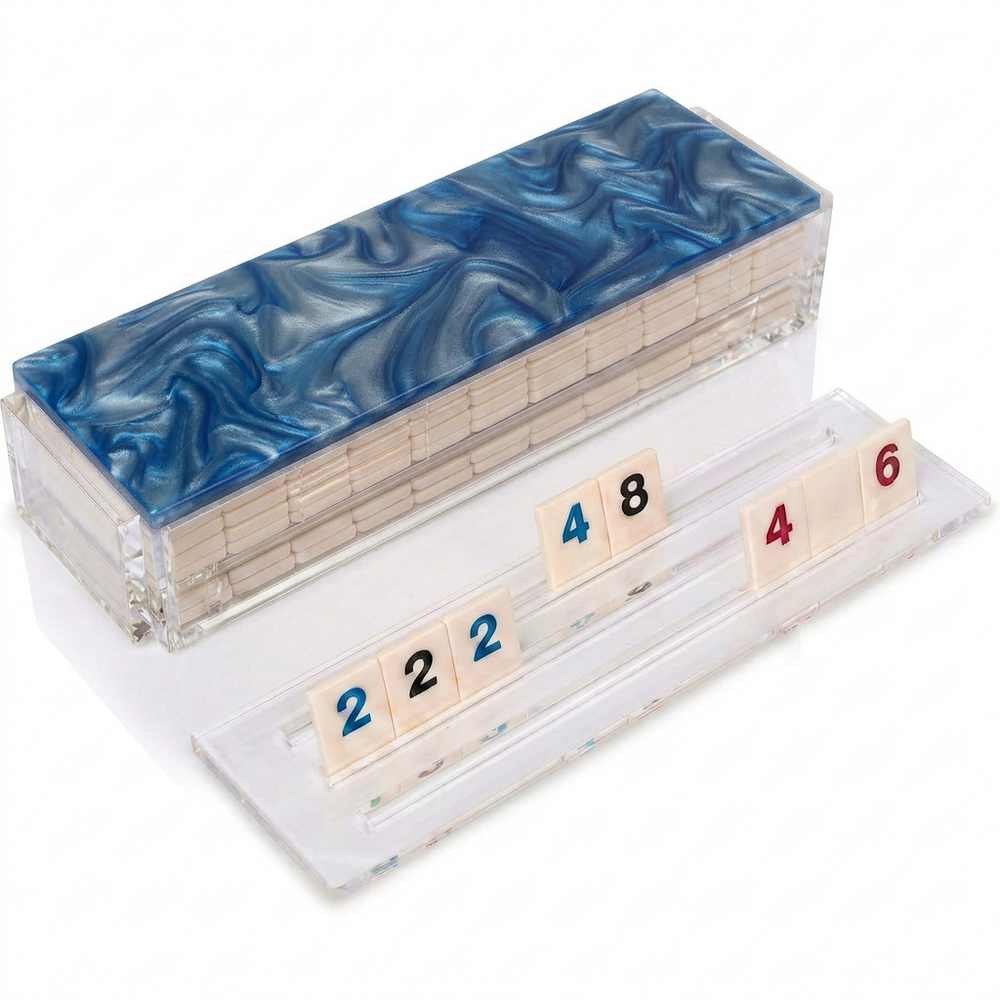 Lucite Rummikub Acrylic Rummikub Game – Ribbon | Hipchik