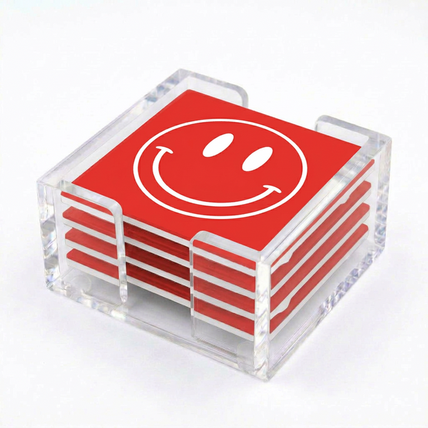 Acrylic Smile Coasters