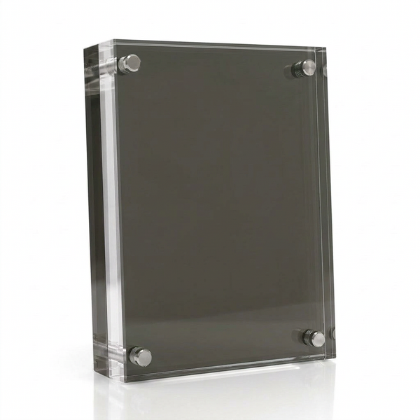 Acrylic Black Block See Through Frame