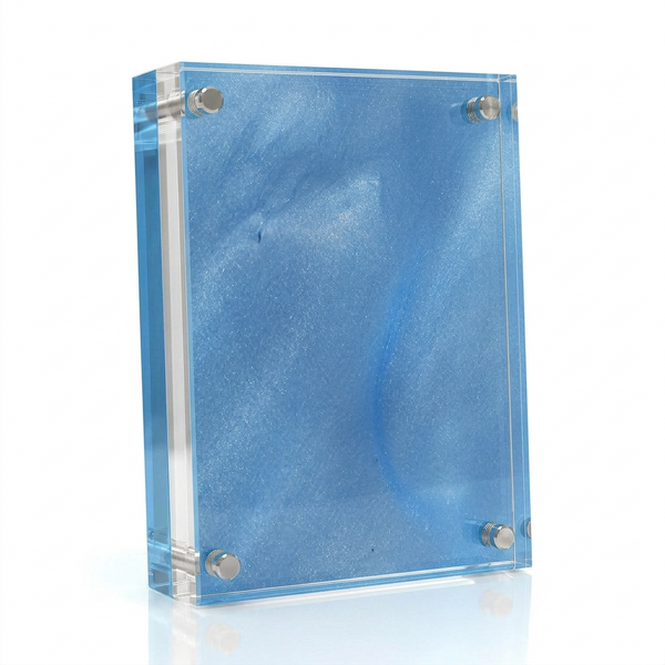 Acrylic Block Marble Frame - 4 x 6