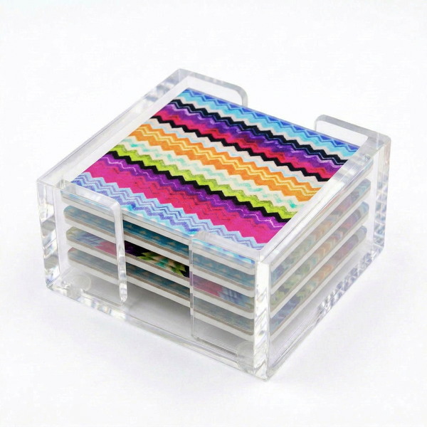 Acrylic Zig Zag Coasters