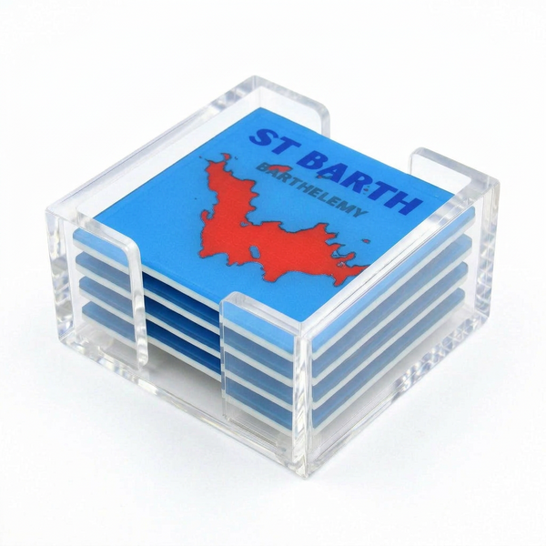Acrylic St. Barth Coasters