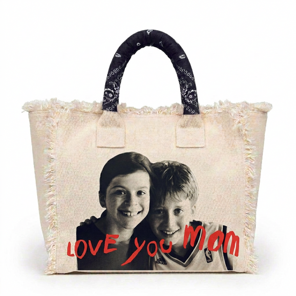 Photograph Custom Fringe Canvas Bag