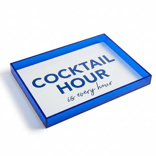 Acrylic Cocktail Hour Tray