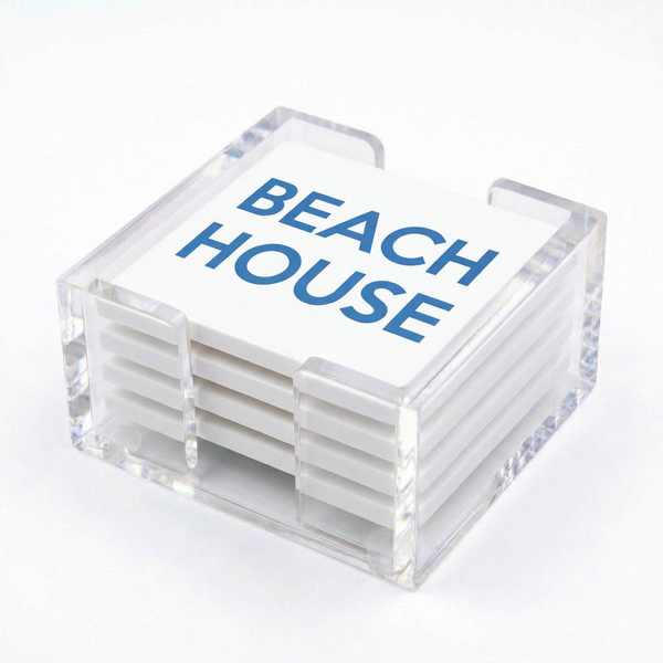Acrylic Beach House Coasters