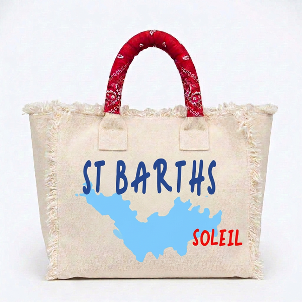 St. Barths Fringe Canvas Bag