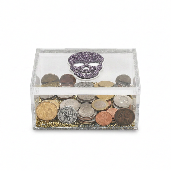 Acrylic Lucite Box – Skull
