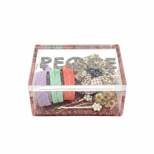 Acrylic Lucite Box – Peace