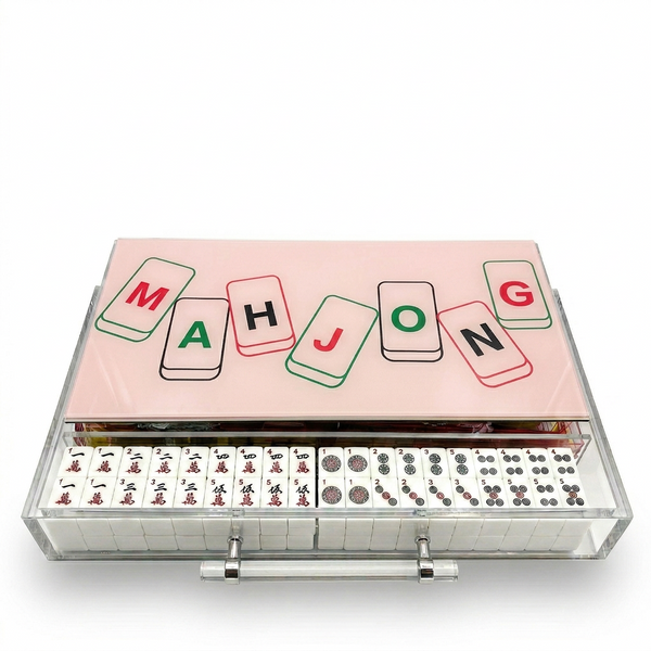 Mahjong Set Multi Letters - Acrylic