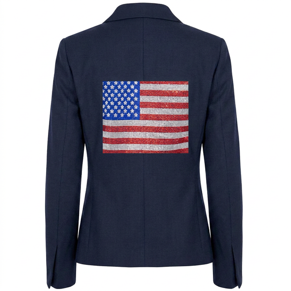 Blazer - Crystal USA Flag
