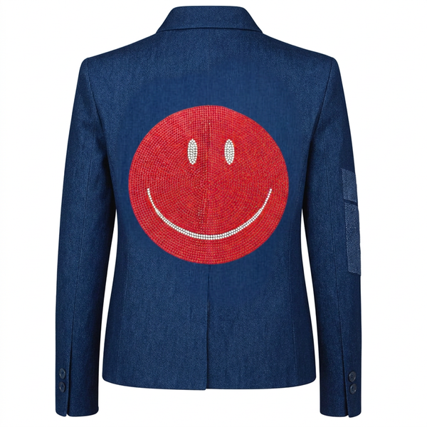 Blazer - Red Smile - Denim
